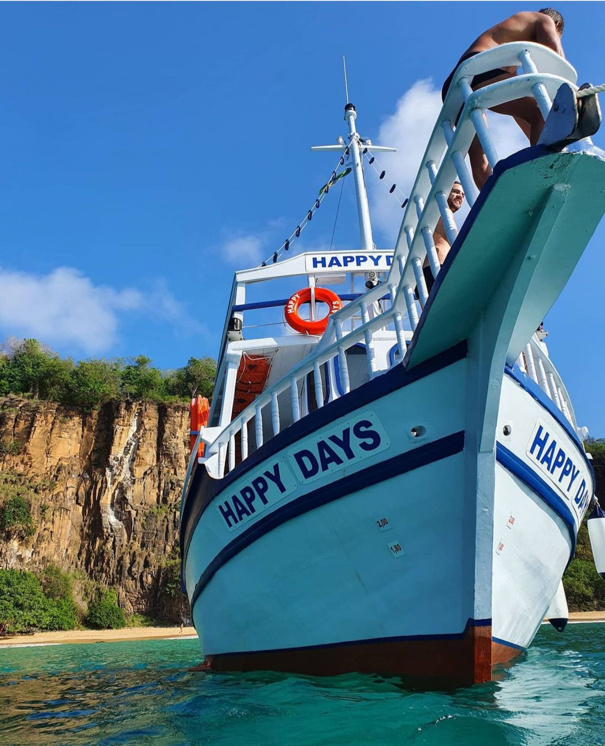 Imagem do passeio de barco