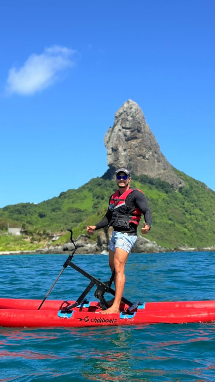Imagem do passeio de bike aquatica